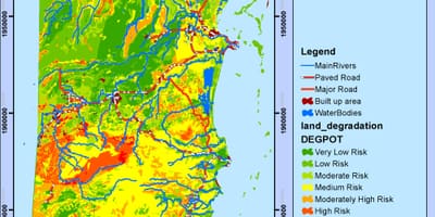 Mapa de Belice climático