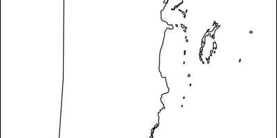 Mapa de Belice esquema