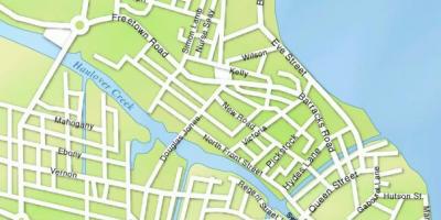 Mapa de calles de la ciudad de Belice
